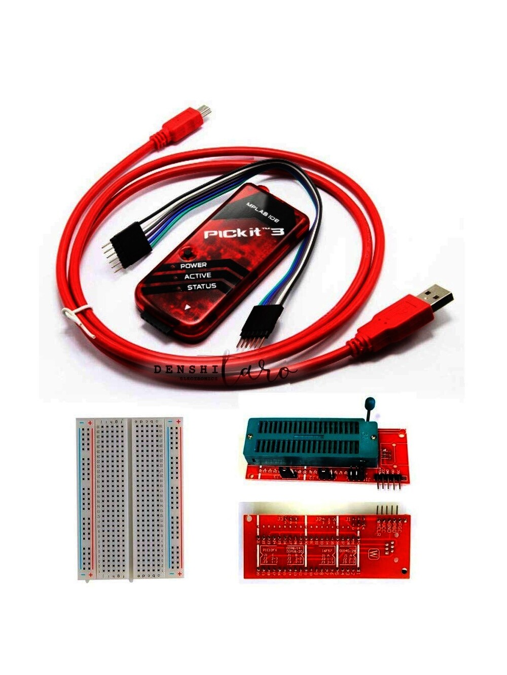 ANBE PIC Programming Kit PICKIT3 Compatible PIC Microcontroller Programmer